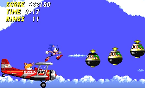 sonic the hedgehog sky chase